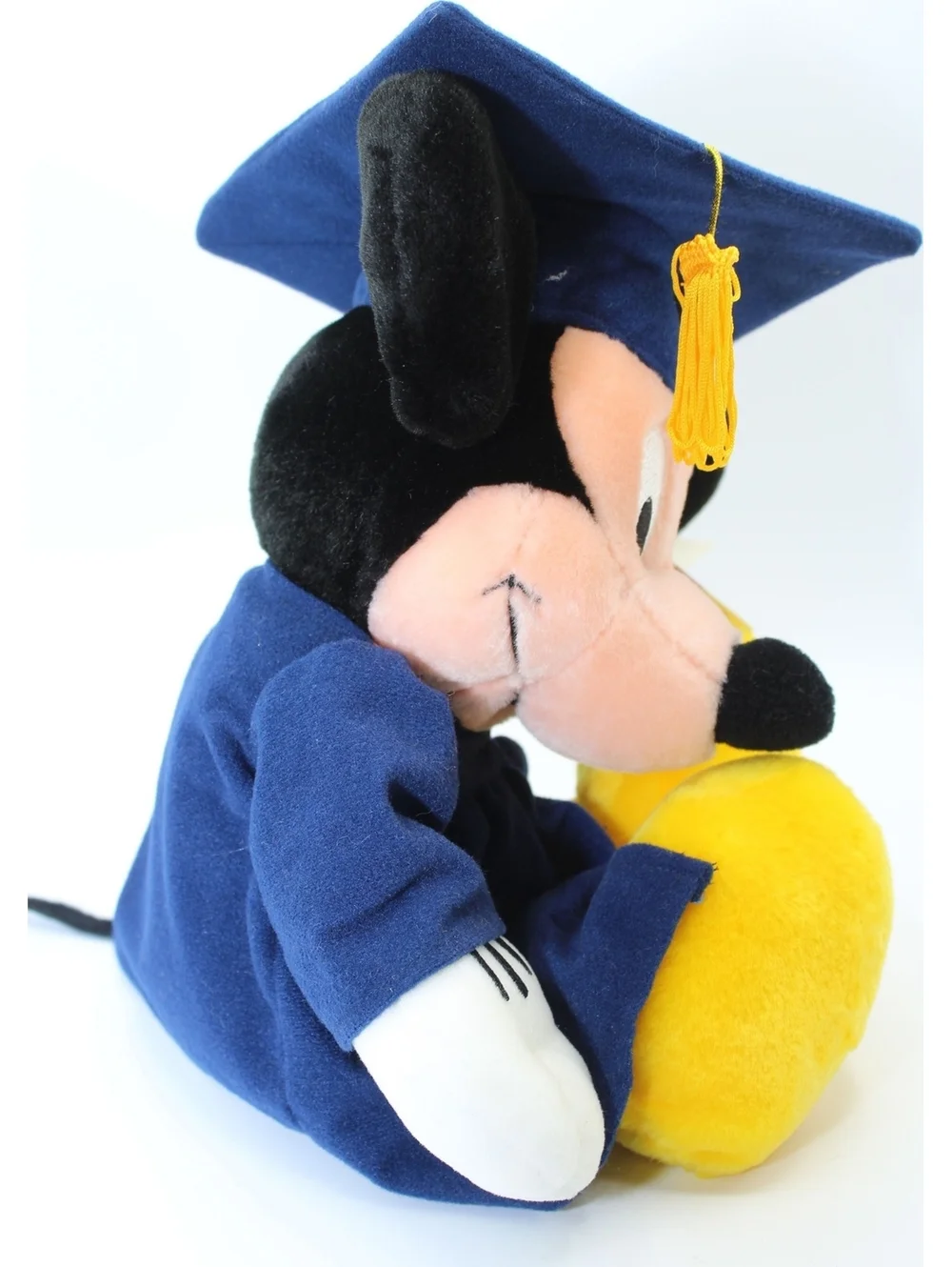 VTG 2000 Walt Disney GRAD 00 MICKEY Graduation Cap & Gown Costume Animal Plush
